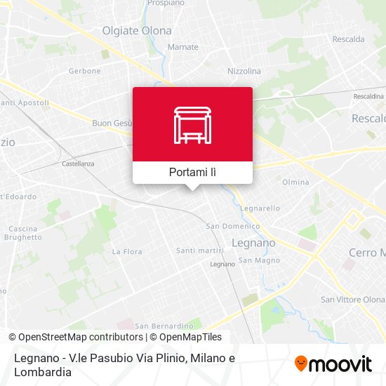 Mappa Legnano - V.le Pasubio Via Plinio