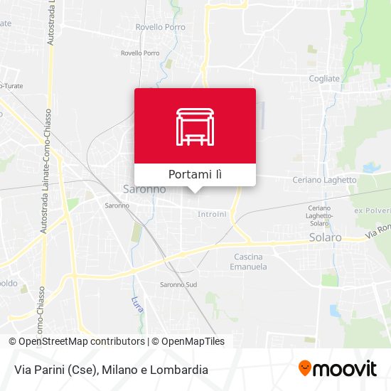 Mappa Via Parini (Cse)