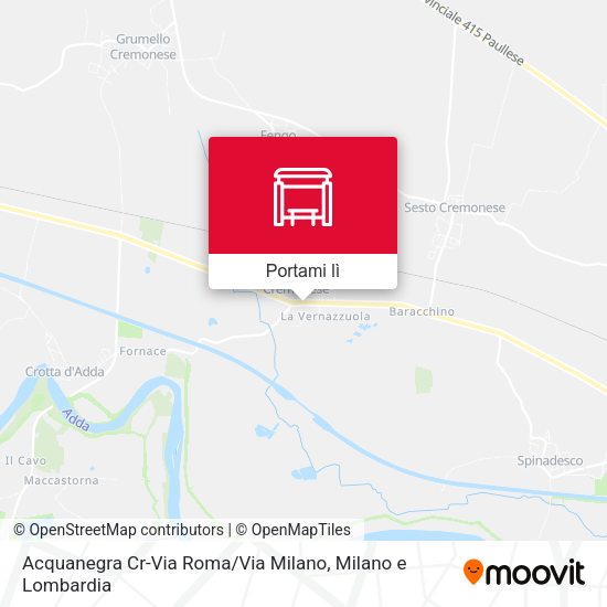 Mappa Acquanegra Cr-Via Roma / Via Milano