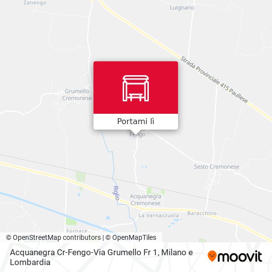 Mappa Acquanegra Cr-Fengo-Via Grumello Fr 1