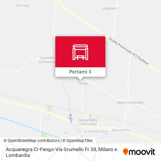 Mappa Acquanegra Cr-Fengo-Via Grumello Fr 38