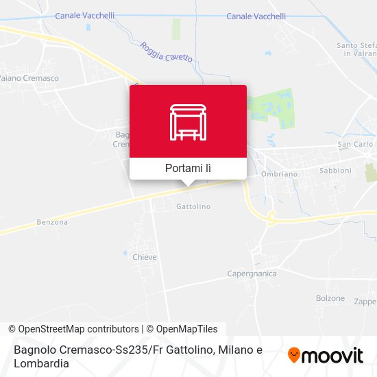 Mappa Bagnolo Cremasco-Ss235 / Fr Gattolino