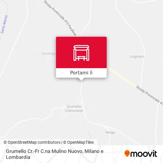 Mappa Grumello Cr.-Fr C.na Mulino Nuovo