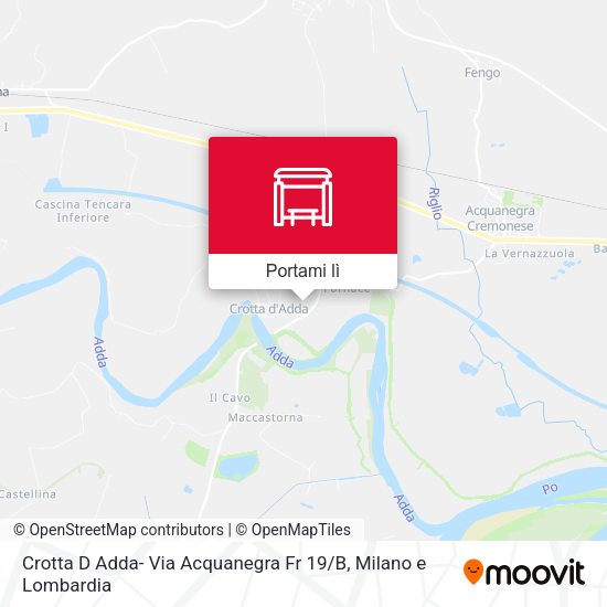 Mappa Crotta D Adda- Via Acquanegra Fr 19 / B