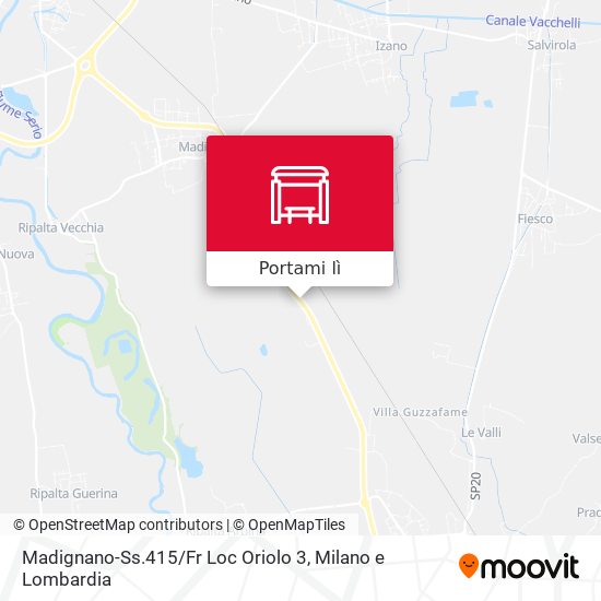 Mappa Madignano-Ss.415 / Fr Loc Oriolo 3