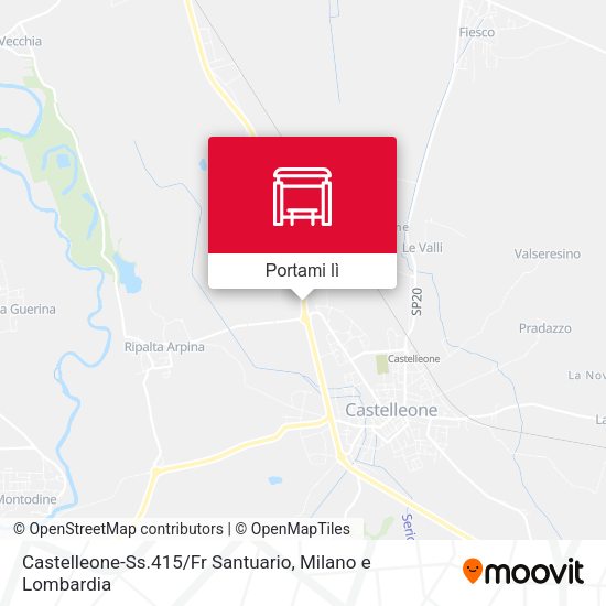 Mappa Castelleone-Ss.415 / Fr Santuario