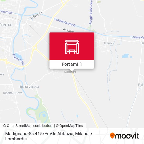 Mappa Madignano-Ss.415 / Fr V.le Abbazia