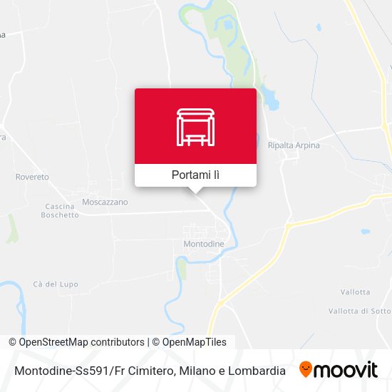 Mappa Montodine-Ss591/Fr Cimitero