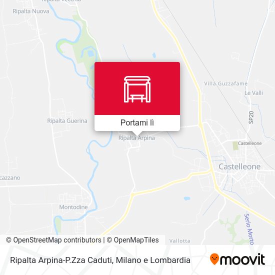 Mappa Ripalta Arpina-P.Zza Caduti