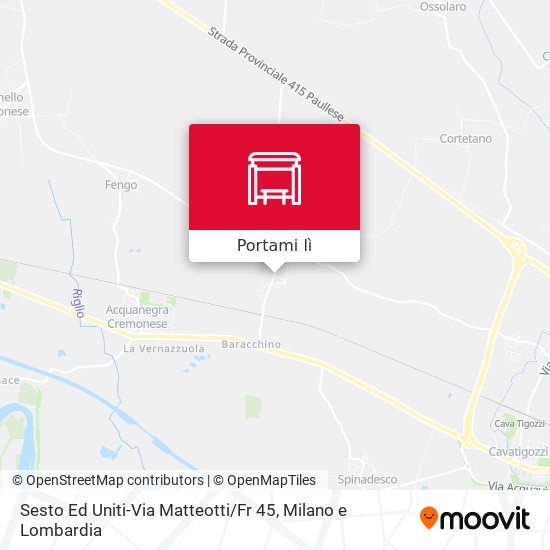 Mappa Sesto Ed Uniti-Via Matteotti / Fr 45