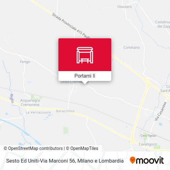 Mappa Sesto Ed Uniti-Via Marconi 56