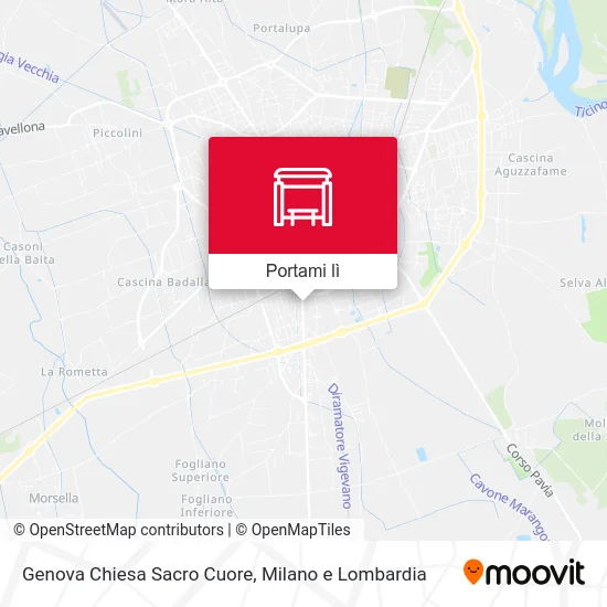 Mappa Genova Chiesa Sacro Cuore