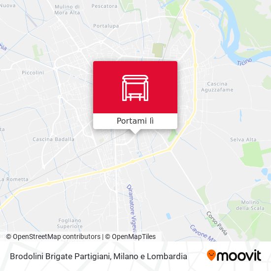 Mappa Brodolini Brigate Partigiani