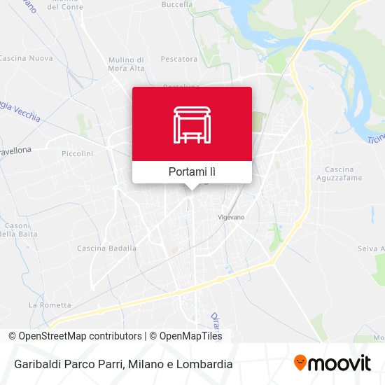 Mappa Garibaldi Parco Parri