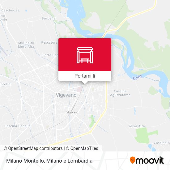 Mappa Milano Montello