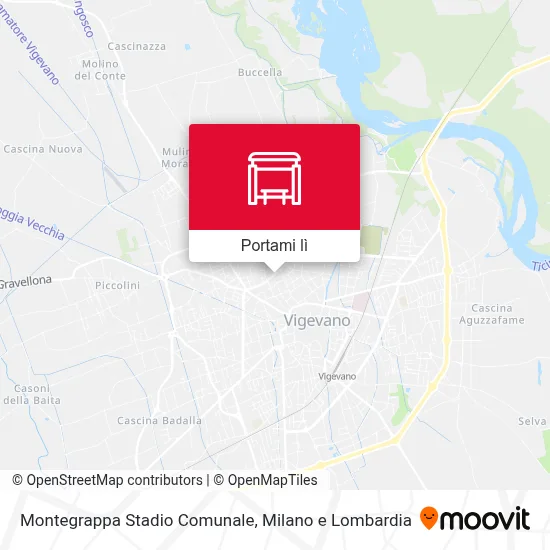 Mappa Montegrappa Stadio Comunale