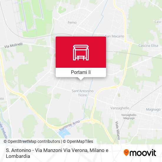 Mappa S. Antonino - Via Manzoni Via Verona