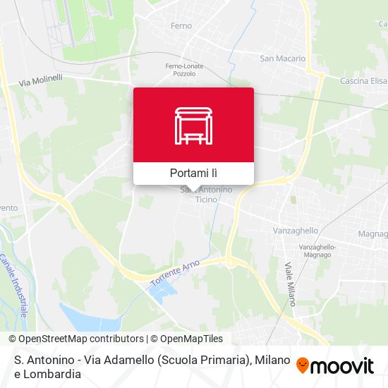 Mappa S. Antonino - Via Adamello (Scuola Primaria)