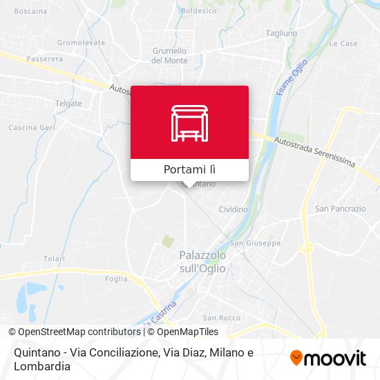 Mappa Quintano - Via Conciliazione, Via Diaz