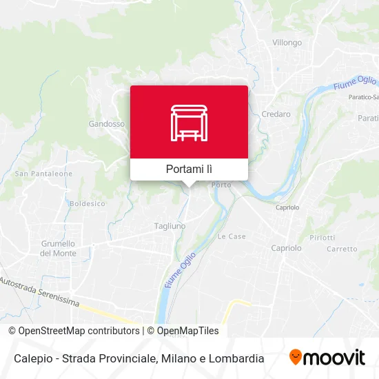 Mappa Calepio - Strada Provinciale