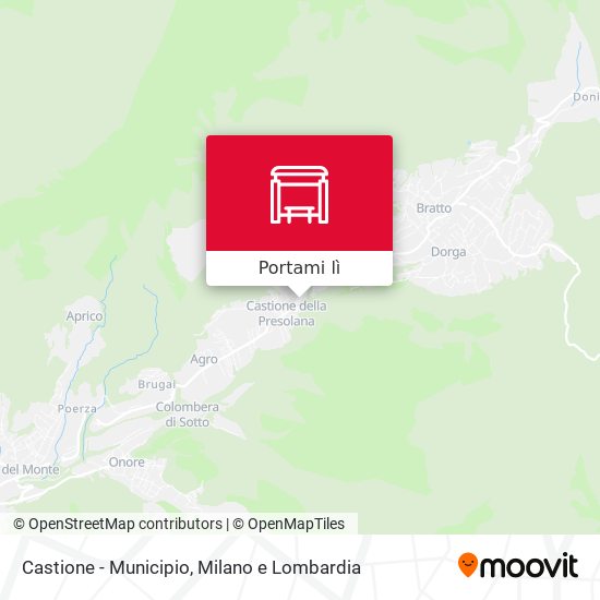 Mappa Castione - Municipio