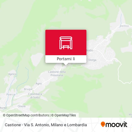 Mappa Castione - Via S. Antonio