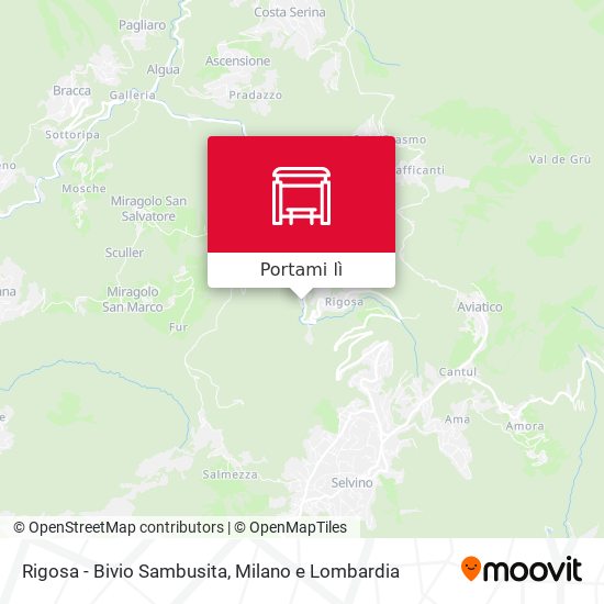 Mappa Rigosa - Bivio Sambusita
