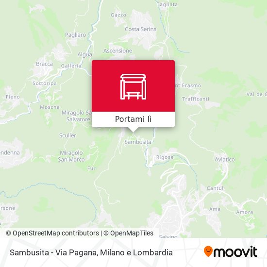 Mappa Sambusita - Via Pagana