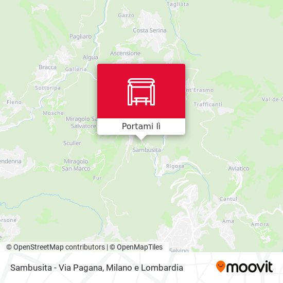 Mappa Sambusita - Via Pagana