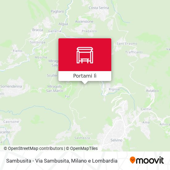Mappa Sambusita - Via Sambusita