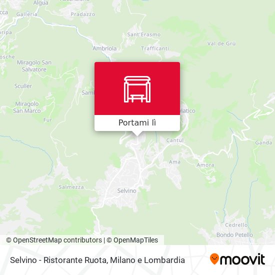 Mappa Selvino - Ristorante Ruota