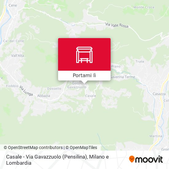 Mappa Casale - Via Gavazzuolo (Pensilina)