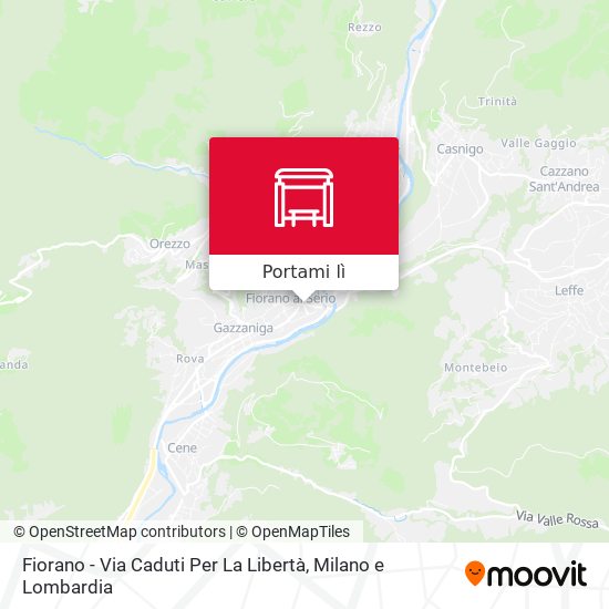 Mappa Fiorano - Via Caduti Per La Libertà
