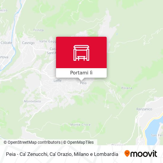 Mappa Peia - Ca' Zenucchi, Ca' Orazio