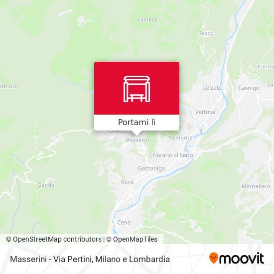 Mappa Masserini - Via Pertini