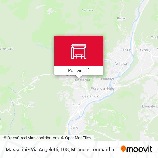 Mappa Masserini - Via Angeletti, 108