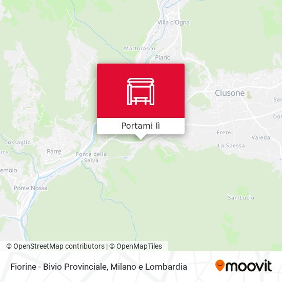 Mappa Fiorine - Bivio Provinciale