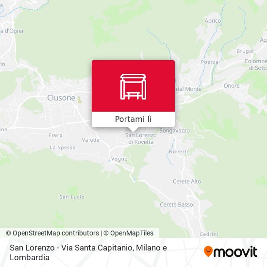 Mappa San Lorenzo - Via Santa Capitanio