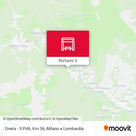 Mappa Oneta - S.P.46, Km 36