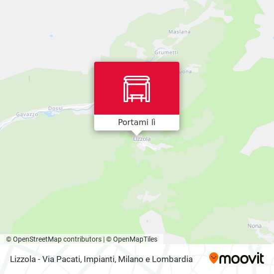 Mappa Lizzola - Via Pacati, Impianti