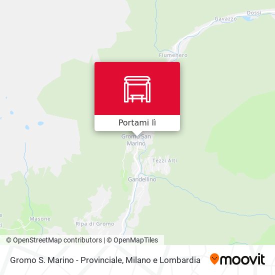 Mappa Gromo S. Marino - Provinciale