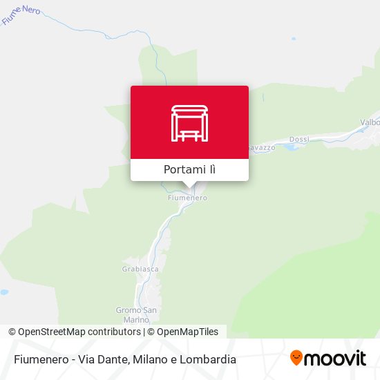 Mappa Fiumenero - Via Dante