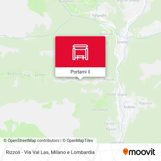 Mappa Rizzoli - Via Val Las