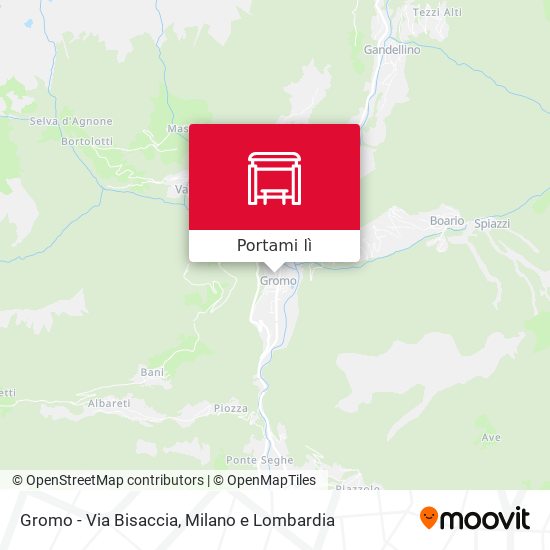 Mappa Gromo - Via Bisaccia