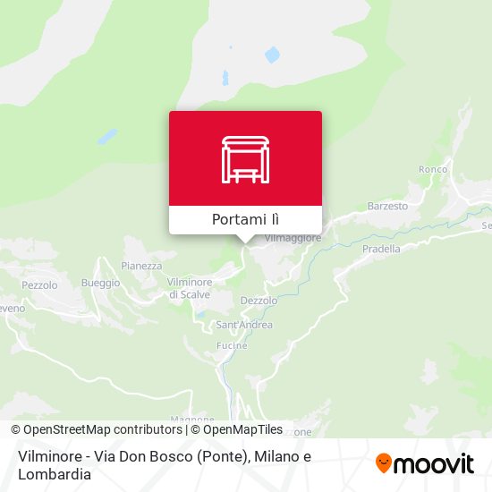 Mappa Vilminore - Via Don Bosco (Ponte)