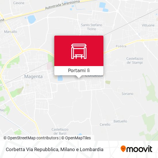 Mappa Corbetta Via Repubblica