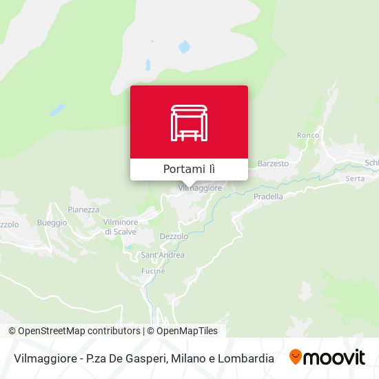 Mappa Vilmaggiore - P.za De Gasperi