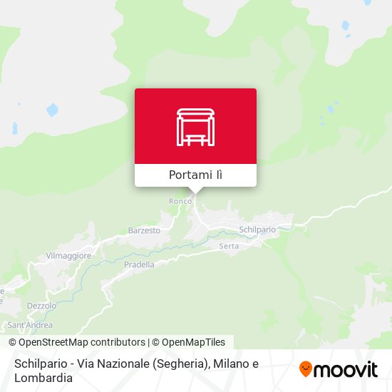 Mappa Schilpario - Via Nazionale (Segheria)