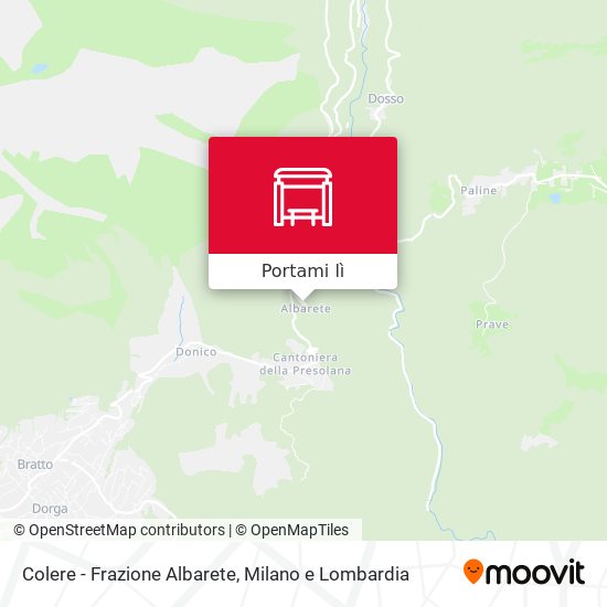 Mappa Colere - Frazione Albarete