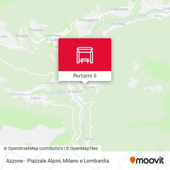 Mappa Azzone - Piazzale Alpini